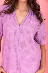 Charlo Zara Top Lilac