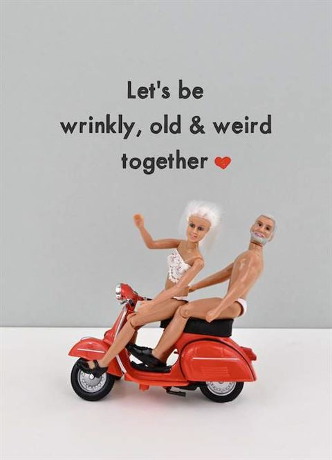 Live Wires Card - Wrinkly Old & Weird