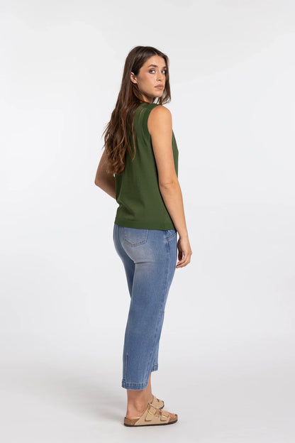 Mi Moso Double Pocket Jean - Blue