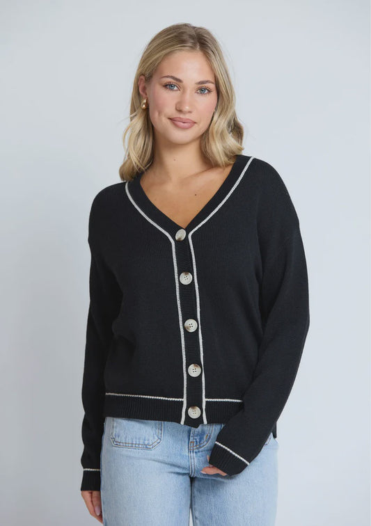 Stella + Gemma Annaliese Cardigan - Black