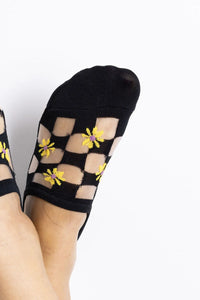 Stilen Socks Aria Sheer - Black