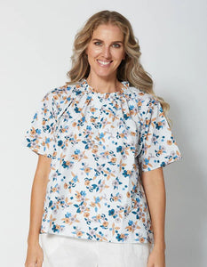 Stella + Gemma Pisa Shirt Birdcage Blue