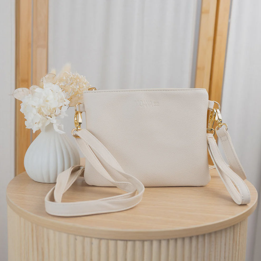 Moana Rd Viaduct Clutch - Cream