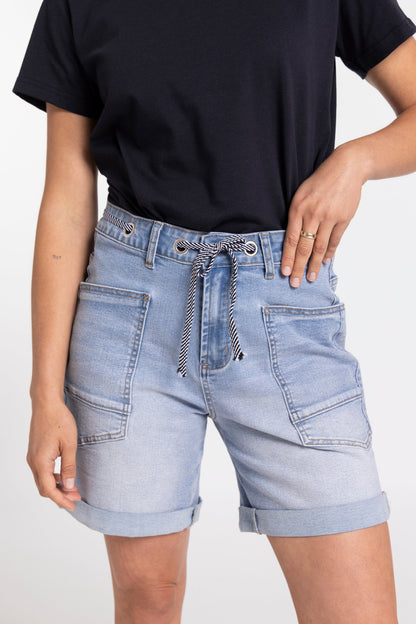 Mi Moso Bella Denim Short - Blue