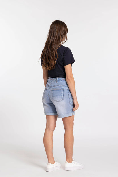 Mi Moso Bella Denim Short - Blue