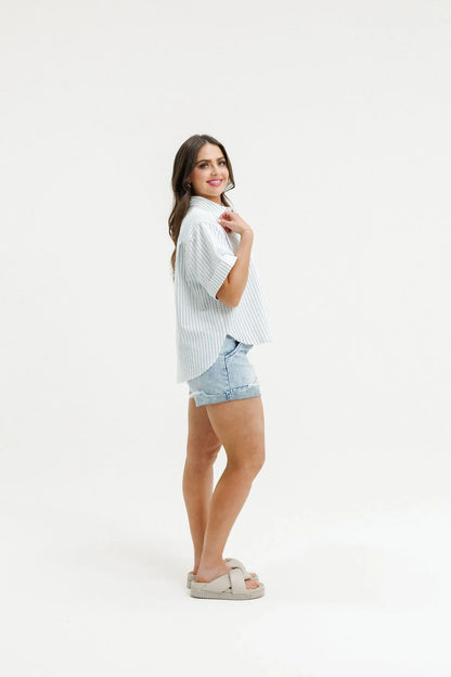 Homelee Ruby Shirt - Beach House Stripe