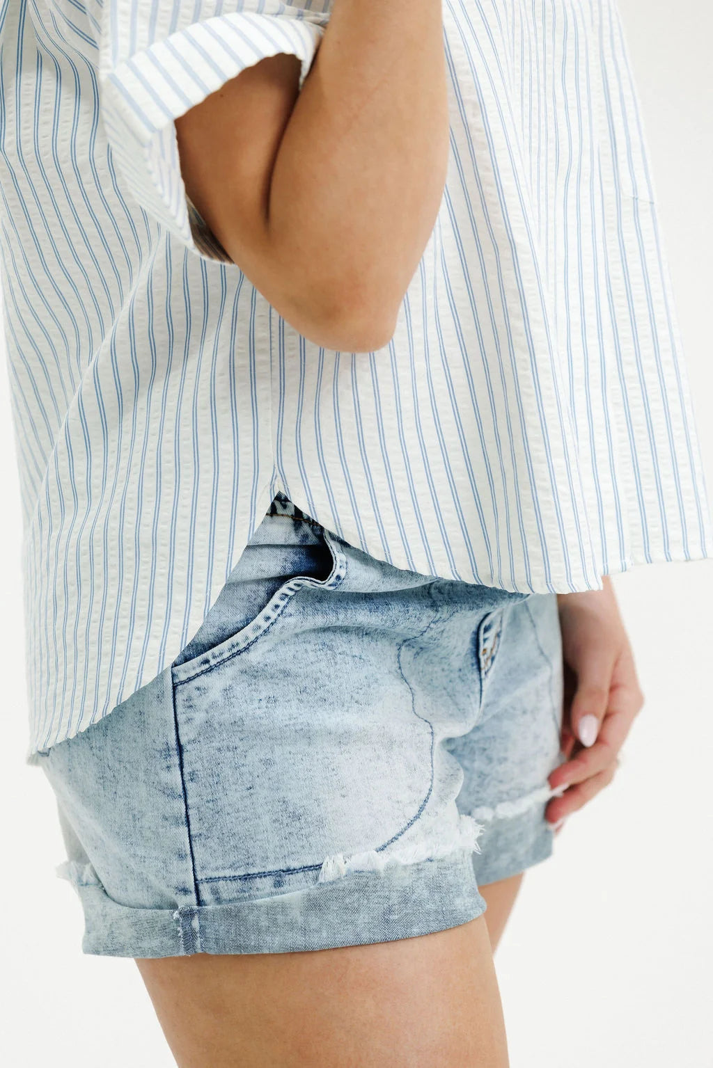 Homelee Ruby Shirt - Beach House Stripe