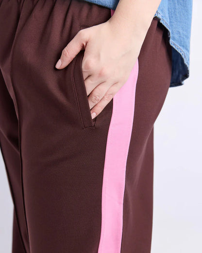 Elm Carmen Wide Leg Pant - Chocolate