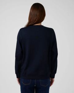 Stella + Gemma Classic Sweater - Navy Retro