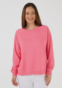 Stella + Gemma Classic Sweater Logo - Watermelon