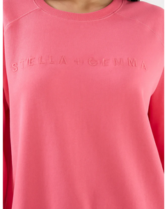 Stella + Gemma Classic Sweater Logo - Watermelon