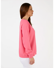 Load image into Gallery viewer, Stella + Gemma Classic Sweater Logo - Watermelon
