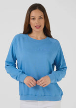 Load image into Gallery viewer, Stella + Gemma Classic Sweater Logo - Sky
