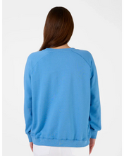 Load image into Gallery viewer, Stella + Gemma Classic Sweater Logo - Sky
