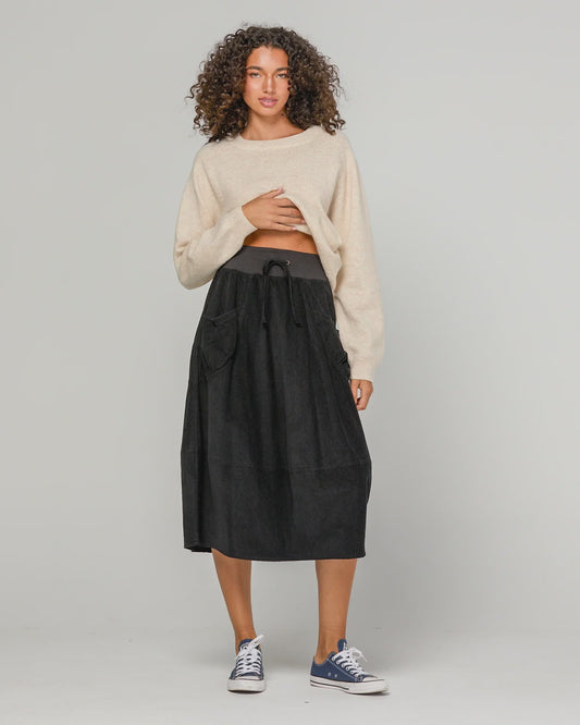 Boom Shankar Guru Skirt - Black Cord
