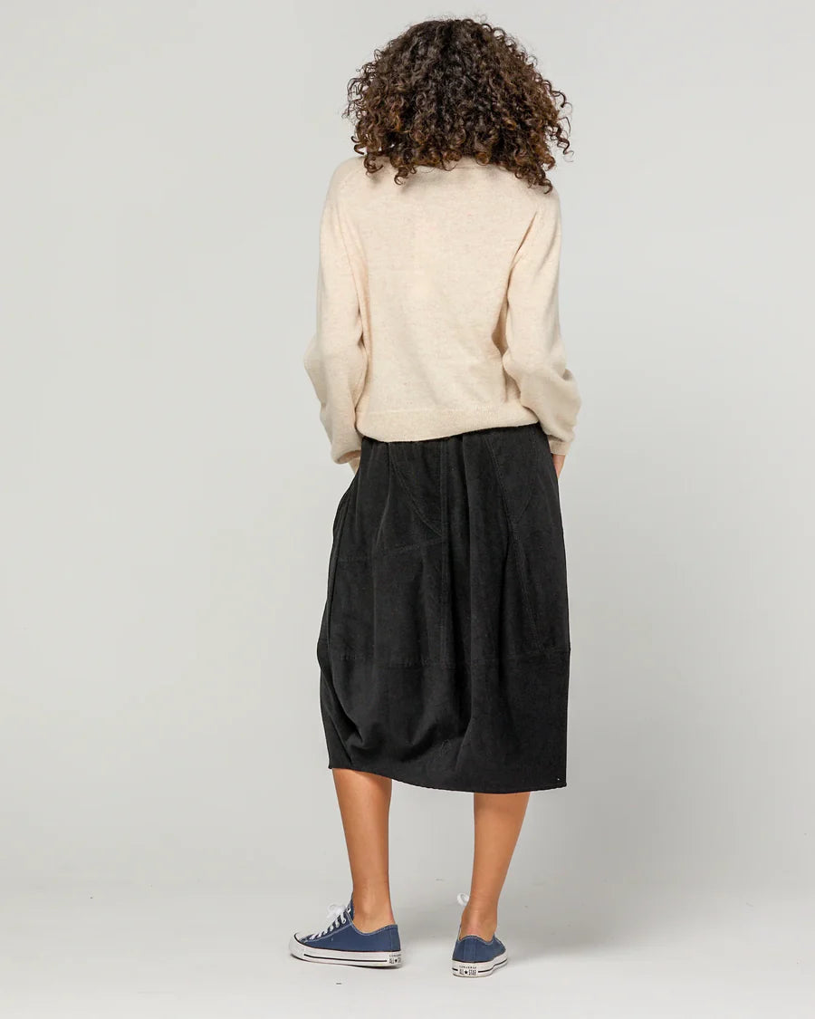 Boom Shankar Guru Skirt - Black Cord