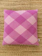 Hello Friday Cushion Violet Check - No Inner