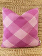 Hello Friday Cushion Violet Check - No Inner