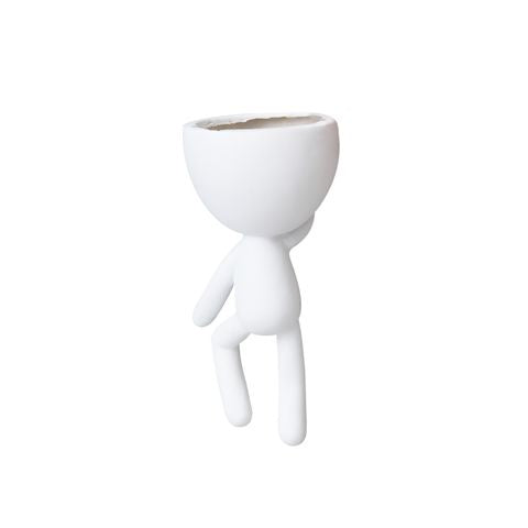 Capulet Wall Head Planter White