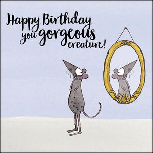 Twigseeds Card Happy Birthday Gorgeous Creature