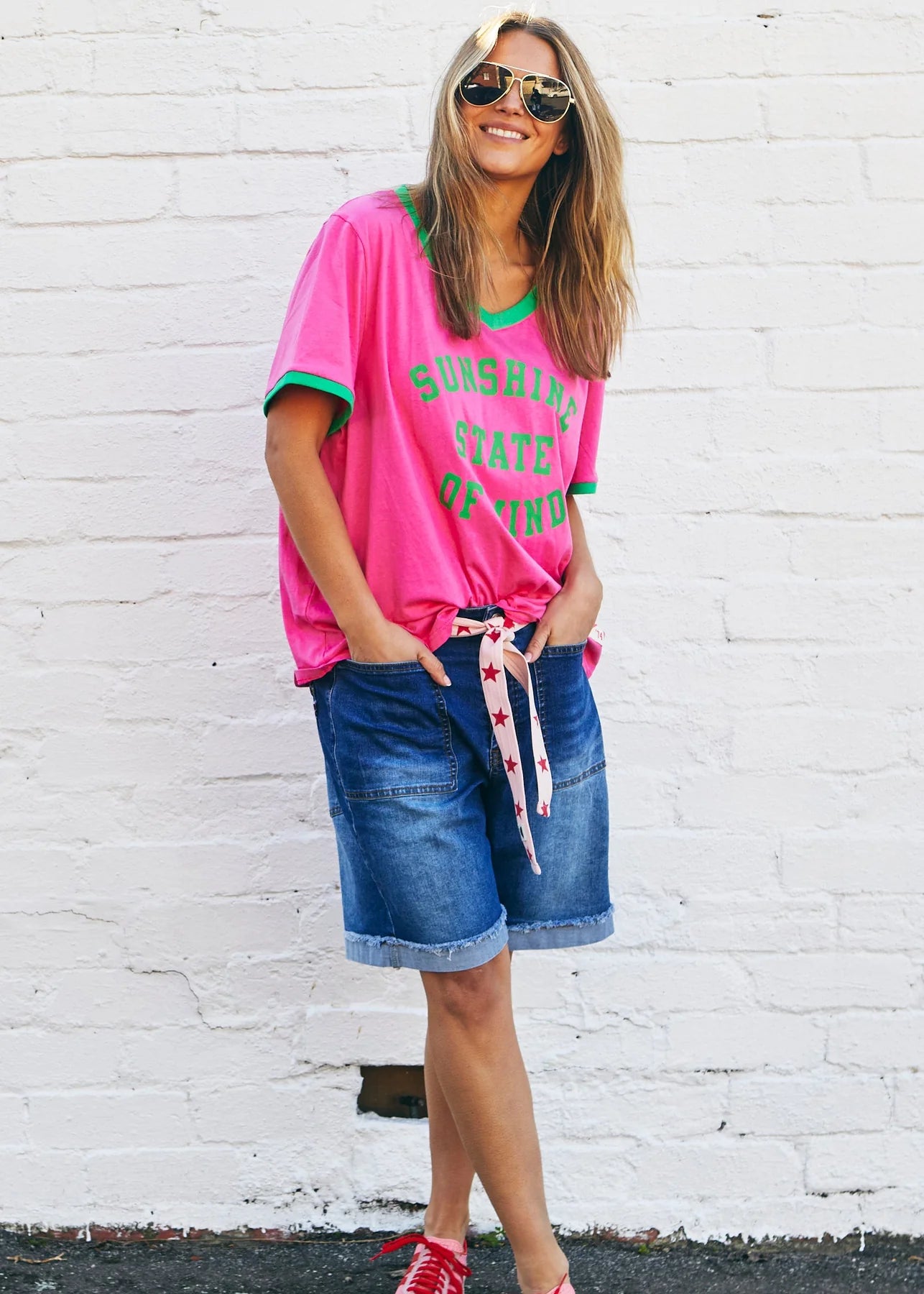 Hammill & Co Weekend Stretch Denim Short - Stonewash