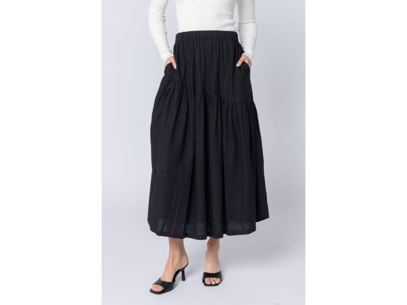 Seeking Lola Devine Maxi Skirt - Black