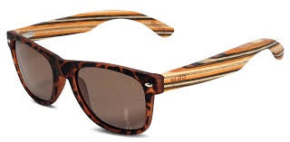 Moana Road Sunglasses - 50/50's Tortoise w Striped Arms