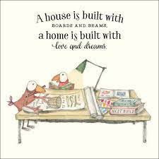 Twigseeds Card - Home A House is Built