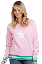 Load image into Gallery viewer, Mi Moso Contrast Sweat Pink with Star
