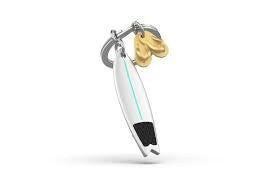 Stellar Haus Metalmorphose Keyring - Surfboard