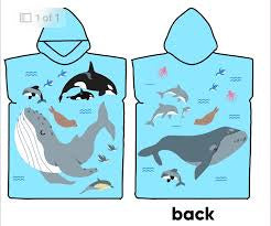 Moana Road Hooded Towel Under the Sea  Kids 5-7