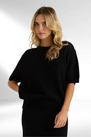 Sass Cerri Tee - Black