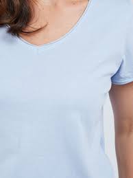 Elm Fundamental Vee Tee - Sky