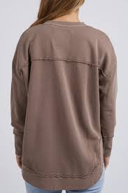 Foxwood Simplified Crew  - Chocolate Brown