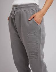 All About Eve Vital Washed Trackpant - Charcoal