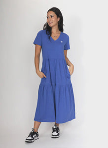 Federation Easy V Dress Cobalt