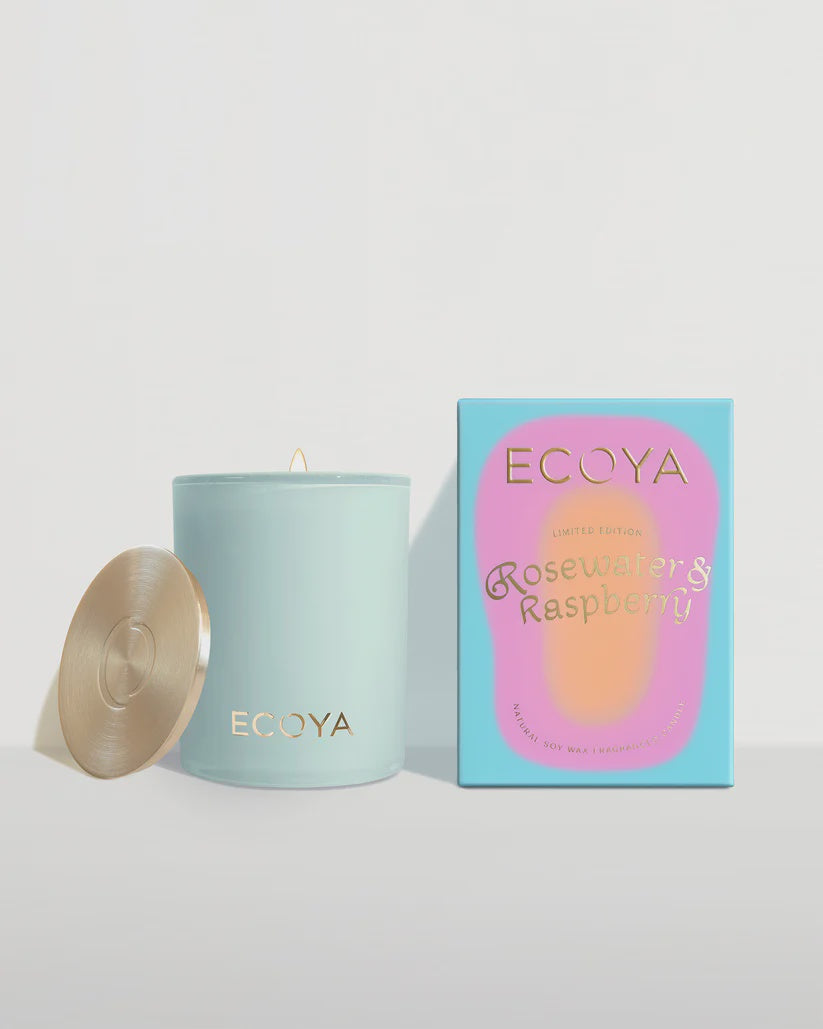 Ecoya Madison Candle - Rosewater & Raspberry