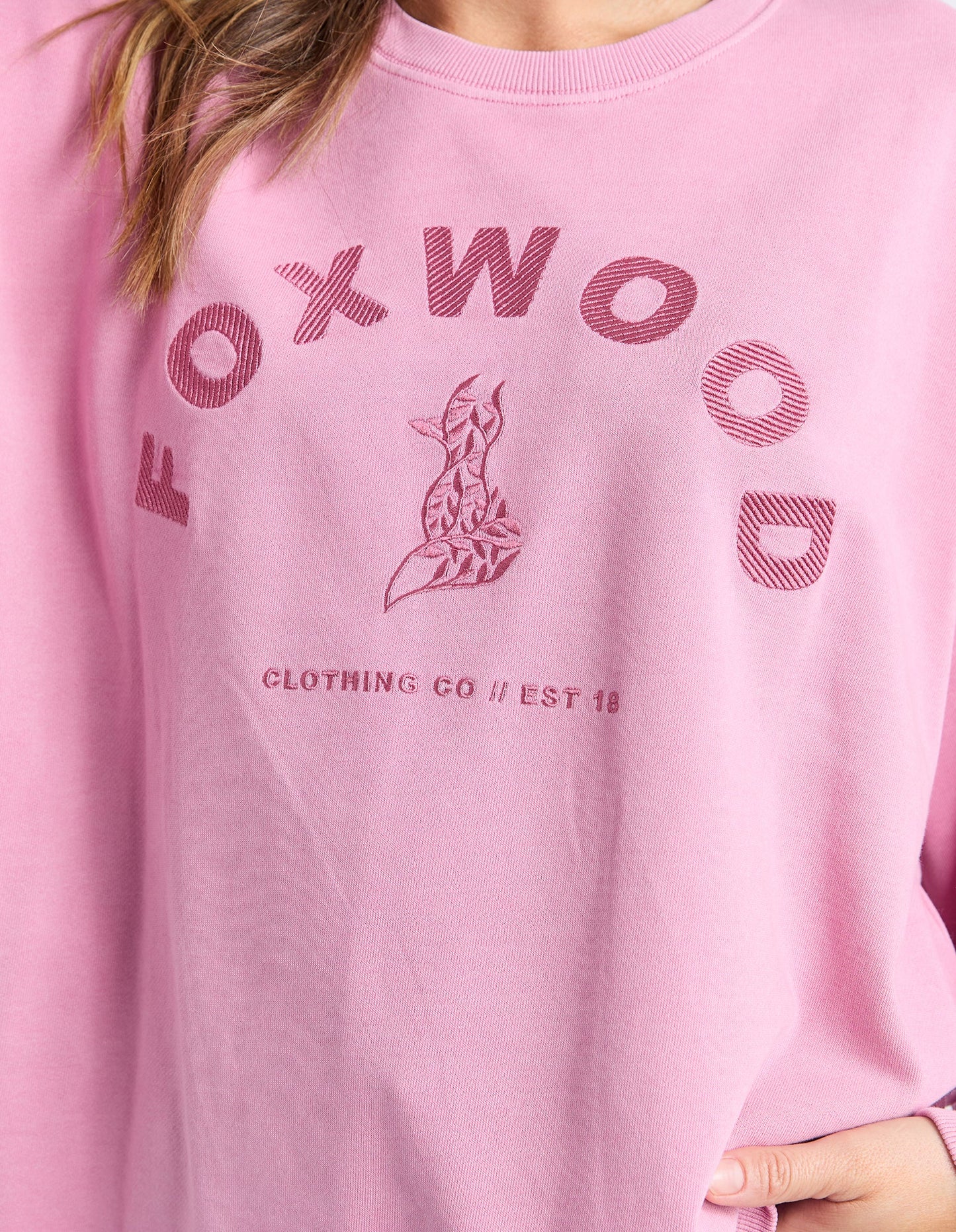 Foxwood Effortless Crew - Rose Pink