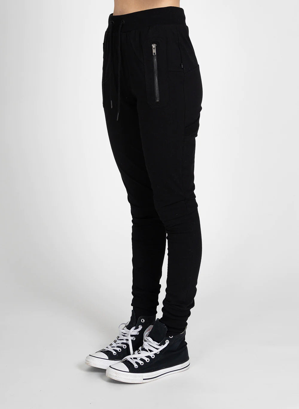 Federation Escape Trackies Black with Black Zip
