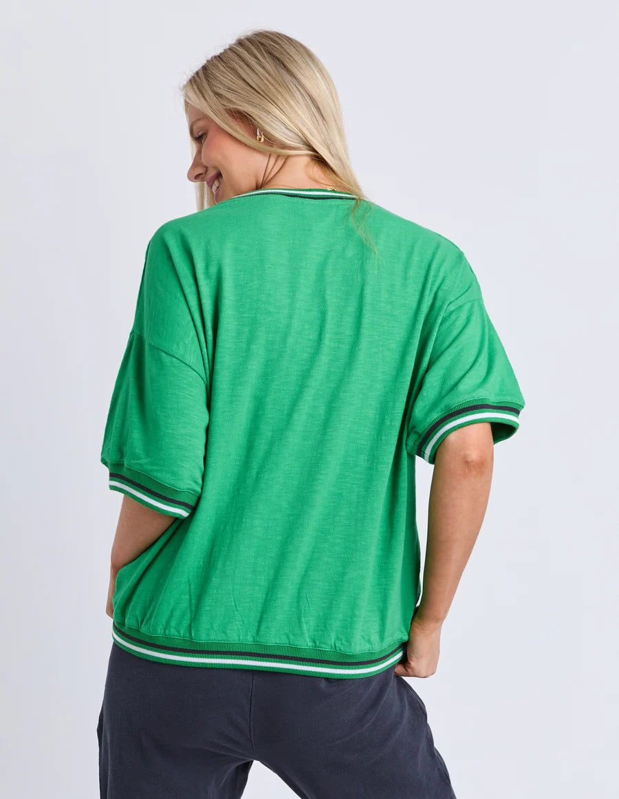 Elm Faye S/S Sweat - Greenbriar