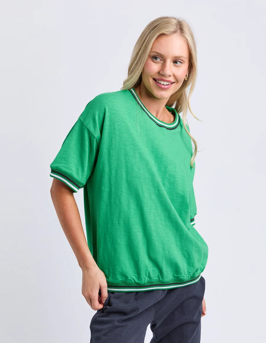 Elm Faye S/S Sweat - Greenbriar