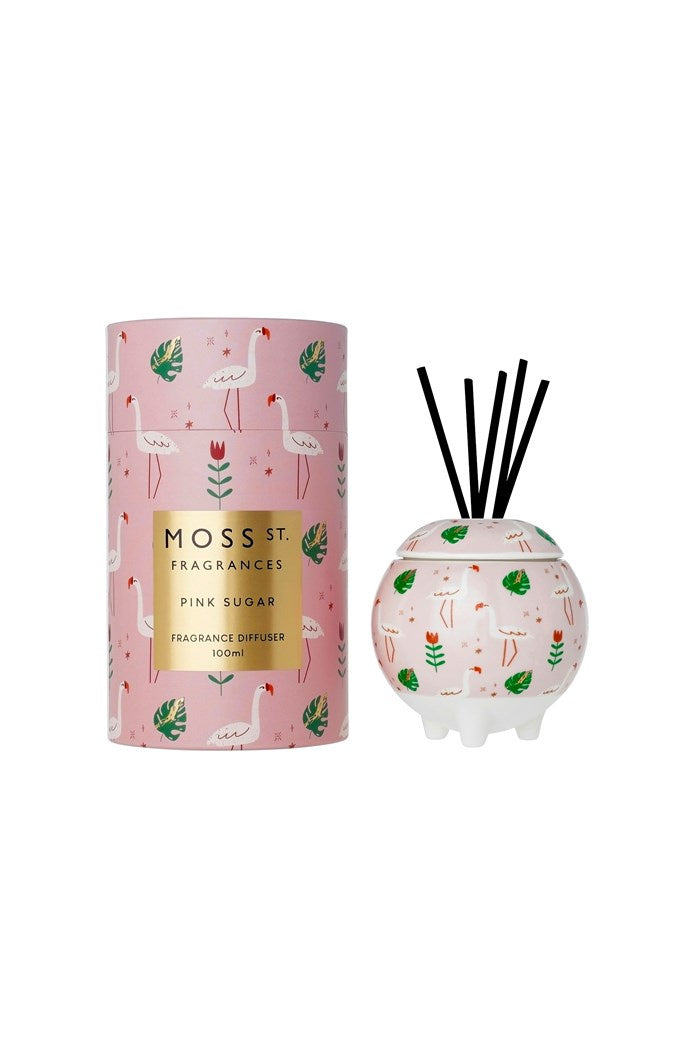 Moss St. Ceramic Diffuser Pink Sugar 100ml