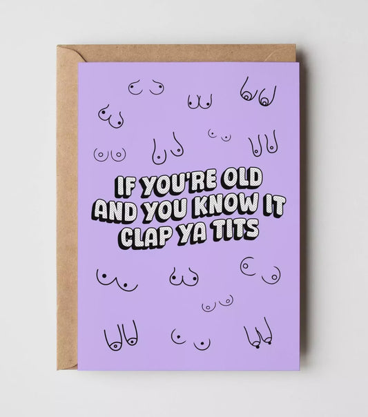 Yeah Noted Card - Clap Ya Tits
