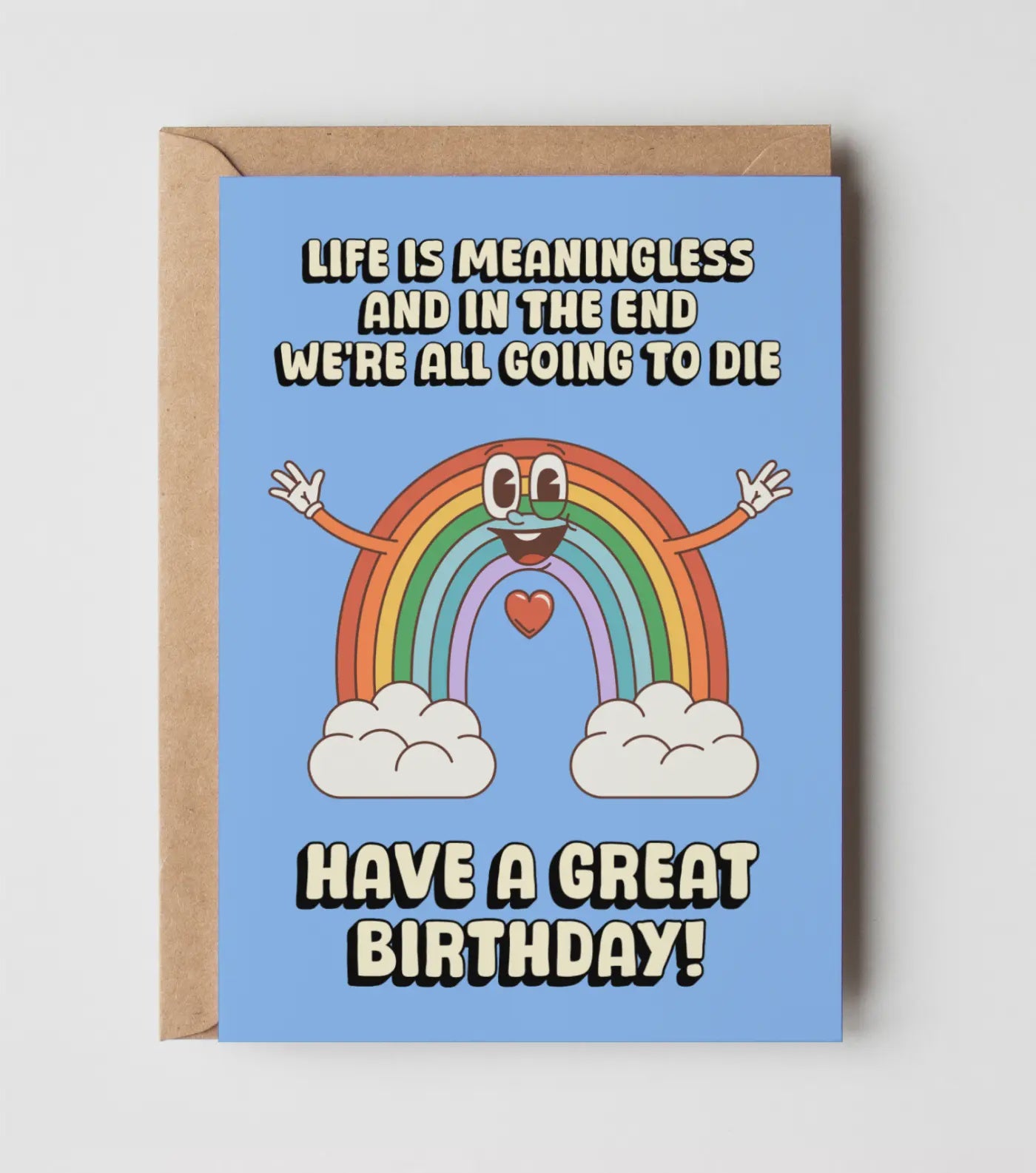 Yeah Noted Card -Life is Meaningless