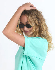 Foxwood Allison Tee - Neon Mint