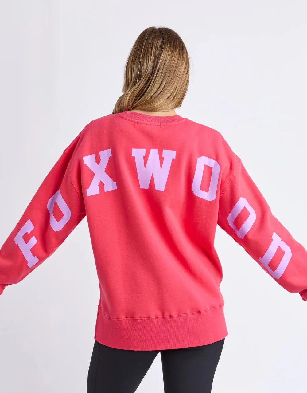 Foxwood Interval Crew - Raspberry with Neon Lilac