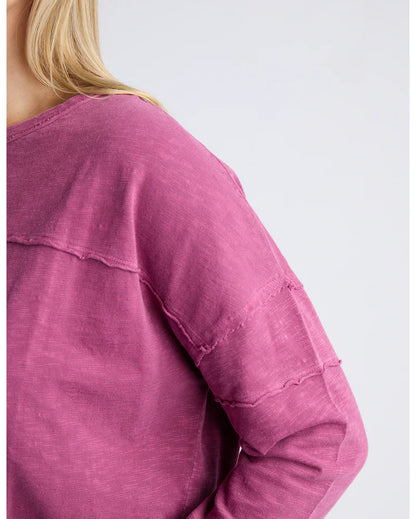 Foxwood Jayne Throw On Top - Port
