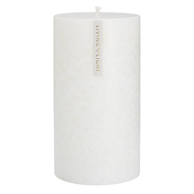 Living Light Candle Pillar Round Large