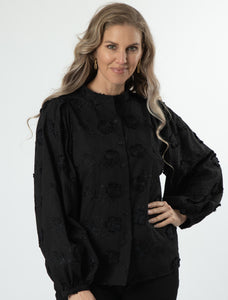 Stella + Gemma Greer Blouse Black