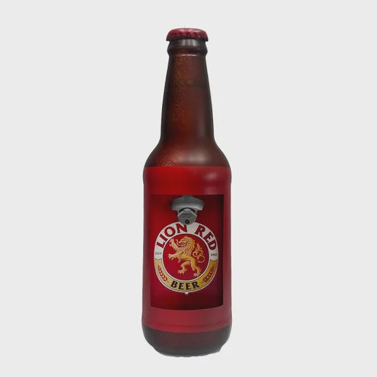 J & M Bottle Opener - Lion Red
